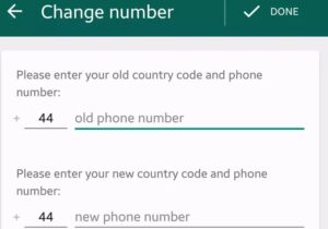 تغییر شماره در واتساپ بیزینس