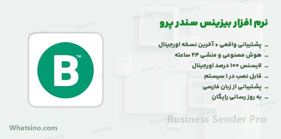 نرم افزار بیزینس سندر پرو Business Sender Pro